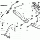TRX420FE Подножки-педали