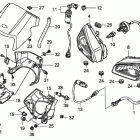 TRX500FA Фара головного света