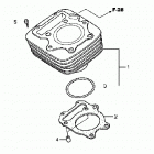 TRX300EX Цилиндр