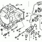 TRX250TE Крышка картера задняя
