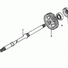 TRX500FA Вал ведущий