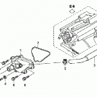 TRX420FE Крышка водяной помпы