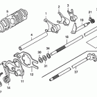TRX250EX Gearshift drum (''''''''''''''''''''''''''''''''''''''''...