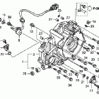 TRX420FE Крышка картера задняя