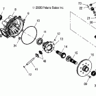 R06RB63AA RANGER TM Gearcase, rear