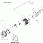 R06RF68AA RANGER 6x6 EFI 700 Воздушный фильтр