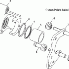 R06RF68AA RANGER 6x6 EFI 700 Brake caliper, front