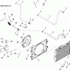 R06RF68AA RANGER 6x6 EFI 700 Система охлаждения