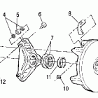 R06RF68AA RANGER 6x6 EFI 700 Муфта сцепления