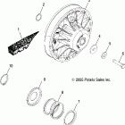 R06RF68AA RANGER 6x6 EFI 700 Привод сцепления