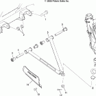 R06RF68AA RANGER 6x6 EFI 700 A-arm, front / strut mounting