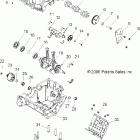 R06RD68AA RANGER XP 4x4 700 Crankcase and crankshaft