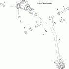 R06RF68AA RANGER 6x6 EFI 700 Brake, foot