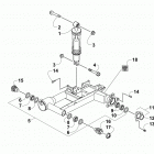 ATV ALTERRA 300 RED Задняя подвеска