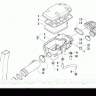 ATV ALTERRA 700 MUD PRO LTD EPS GRAY Воздухозаборник