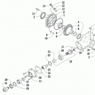 ALTERRA TBX 700 EPS BLACK Задний привод редуктор
