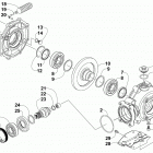 ATV ALTERRA 300 RED Задний привод редуктор