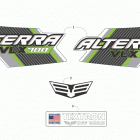 ALTERRA VLX 700 BLACK Наклейки
