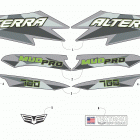 ATV ALTERRA 700 MUD PRO LTD EPS GRAY Наклейки