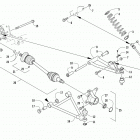 ALTERRA VLX 700 EPS BLACK Передняя подвеска