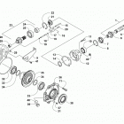 ALTERRA VLX 700 EPS BLACK Передний редуктор