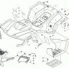 ATV ALTERRA 90 WHITE Body panel and headlight assembly