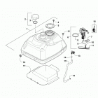 XC 450 EFI RED Топливный бак