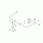 XC 450 EFI RED Sway bar assembly