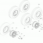 004 - Outlander MAX 6X6 - 450 EFI - T3 07- wheels outlander 6x6 - 450 efi - pro nordic
