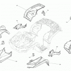 007 - Outlander MAX 850 EFI - International 09- fender and central panel kit outlander max - package...