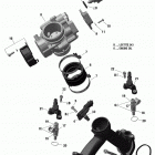 5- Outlander MAX 570 EFI 02- air intake manifold and throttle body - 570 efi