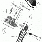 3- Outlander 850 EFI 01- cylinder head, rear - 850 efi