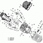 003 - Renegade 1000R EFI - North America Головка цилиндров