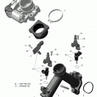 002 - Outlander T 570 EFI - STD_DPS_PRO - T Regulation Коллектор воздухозаборника и корпус дросселя