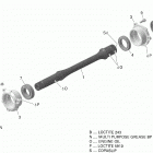 006 - Outlander MAX 570 EFI - PRO NORDIC - T3 Приводной вал