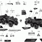 005 - Outlander MAX 6X6 - 650 EFI - T3 09- decals outlander max - 6x6 - pro nordic
