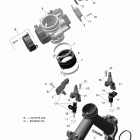 003 - Outlander 650 EFI - XT - International 02- air intake manifold and throttle body version 1