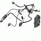 004 - Outlander MAX 6X6 - 450 EFI - T3 10- engine harness and electronic module - 450 efi - 6x6...