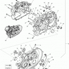 Outlander 450 EFI 01- crankcase - 450 efi
