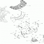 Outlander 850 EFI 09- body and accessories g2 rear body parts - package hu...