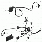 Outlander 6X6 - 1000 EFI 10- engine harness and electronic module - 1000 efi