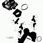 5- Outlander T3 MAX 570 EFI Коллектор воздухозаборника и корпус дросселя