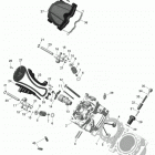 9- Outlander 1000R EFI - XMR - 01- cylinder head, front - 1000r efi