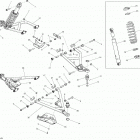 1- Outlander 6X6 - 650 EFI Передняя подвеска