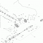 Renegade T3 650 EFI 08- drive, rear renegade