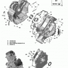 4- Outlander 1000R EFI, MY 01- crankcase - 1000r efi (outlander except xxc-xmr)