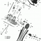 Outlander T3 1000 EFI 01- cylinder head, rear new t3
