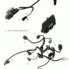 Outlander T3 650 EFI 10- c?blage moteur et module ?lectronique