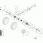 Renegade 570 EFI 07- drive system, front renegade - all models
