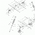 2- Outlander 6X6 T3 1000 EFI Передняя подвеска